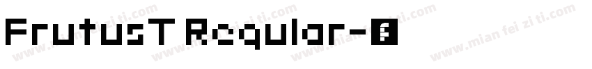 FrutusT Regular字体转换